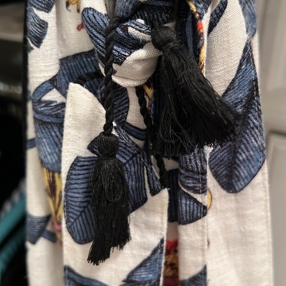 French Riviera Kaftan Dress by Desmond & Dempsey Size Large - Picture 7 of 11